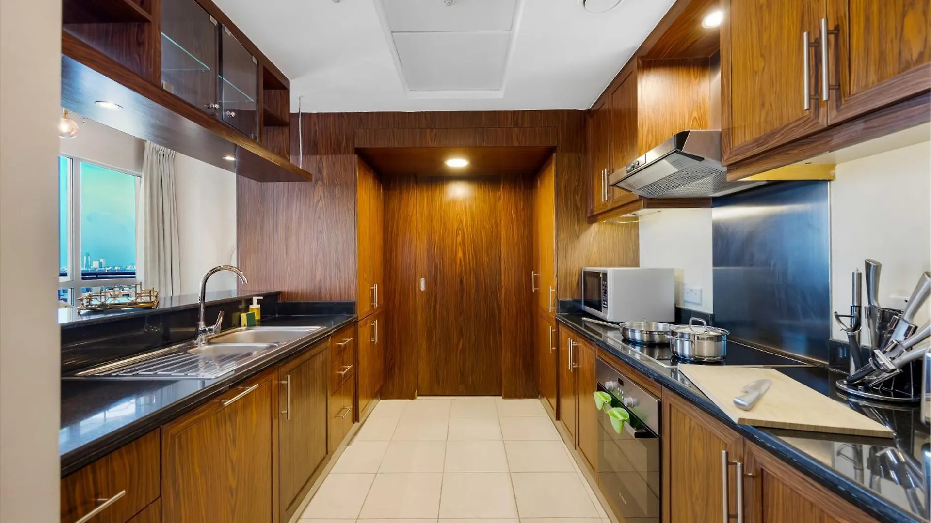 Durrani Homes - Modern Living 3Br With Burj Khalifa And Fountain View - Third Room Without Partition Dubai Daire