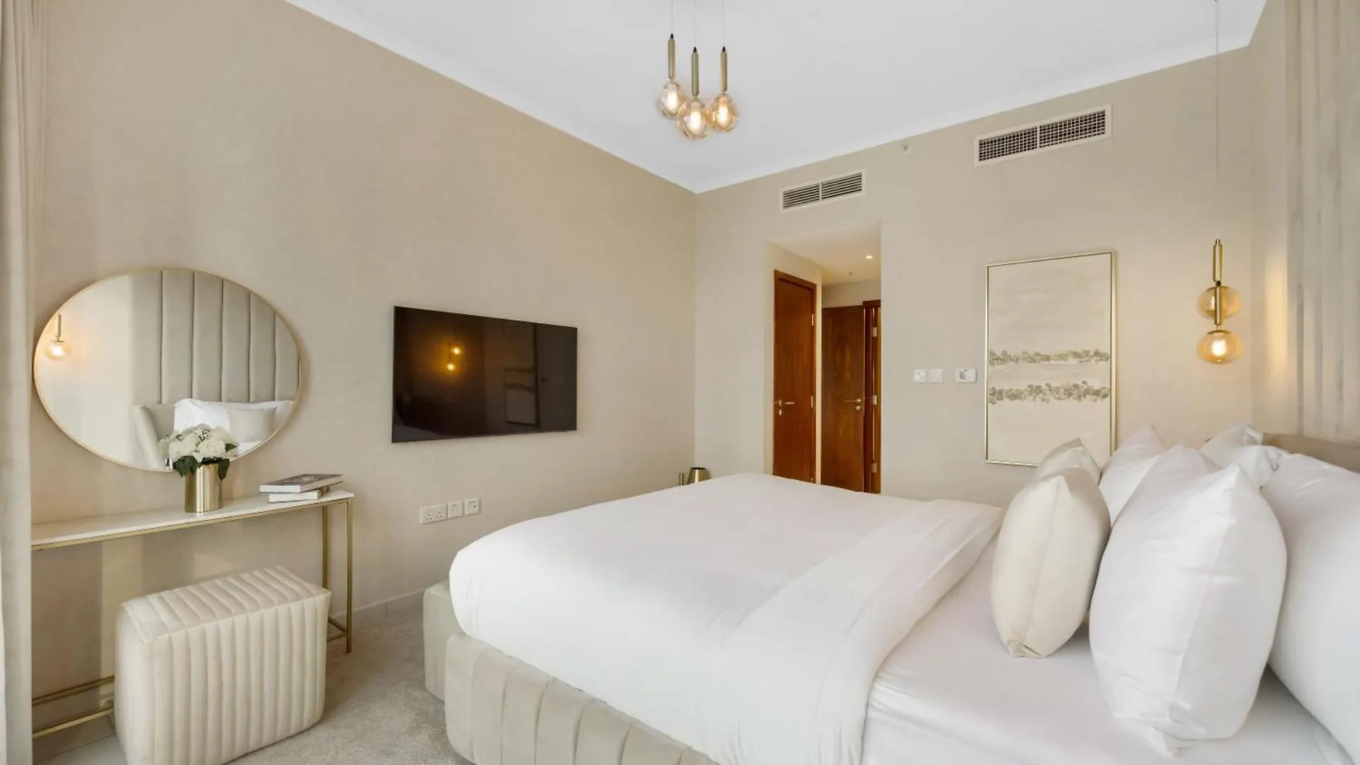 Apartment Durrani Homes - Modern Living 3Br With Burj Khalifa And Fountain View - Third Room Without Partition Dubai