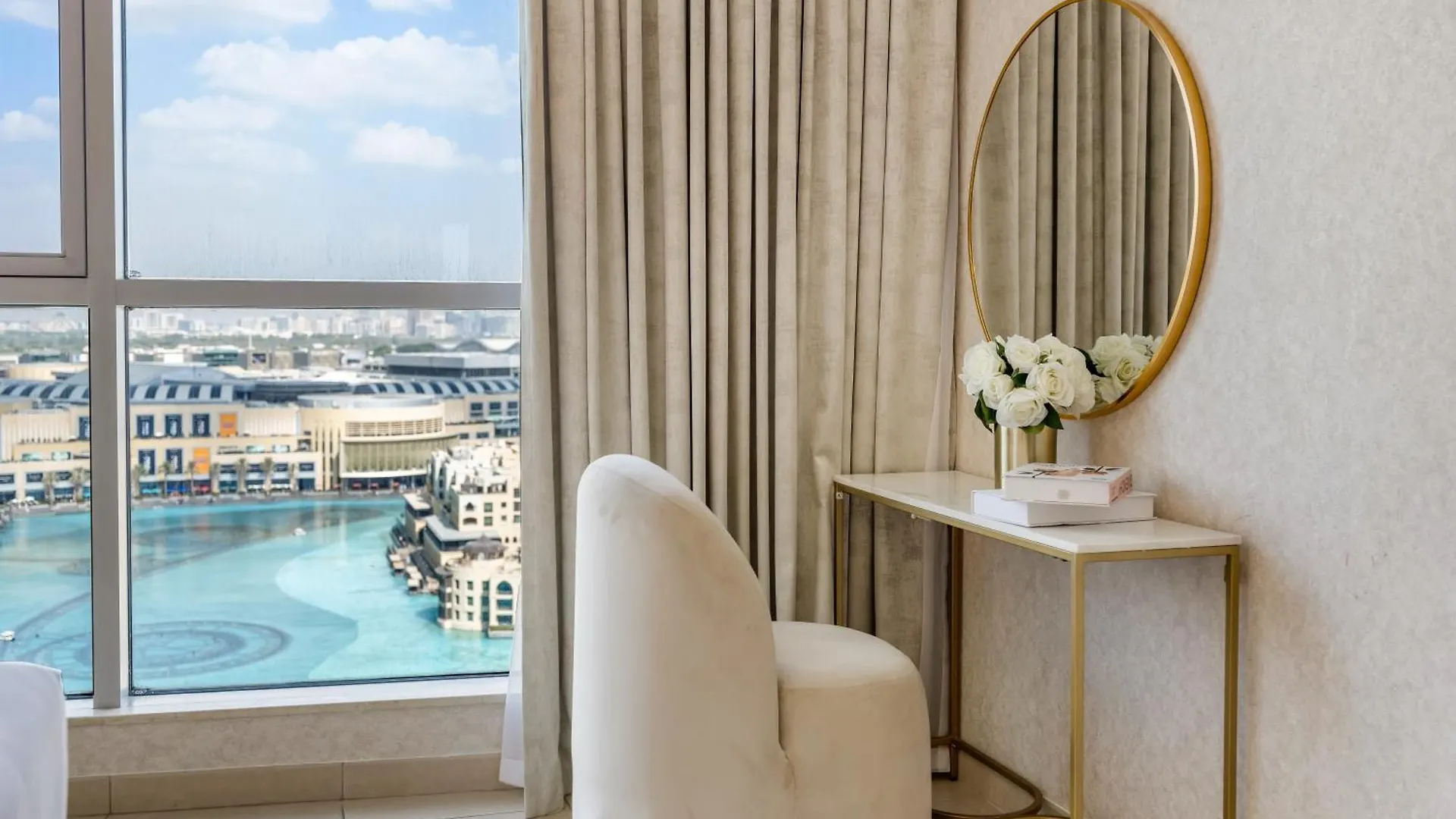 Durrani Homes - Modern Living 3Br With Burj Khalifa And Fountain View - Third Room Without Partition Dubai
